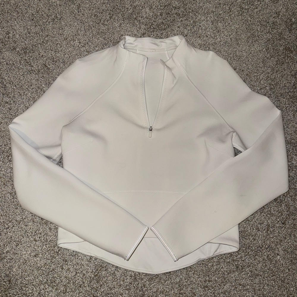 Lululemon Women's White Long Sleeve Top